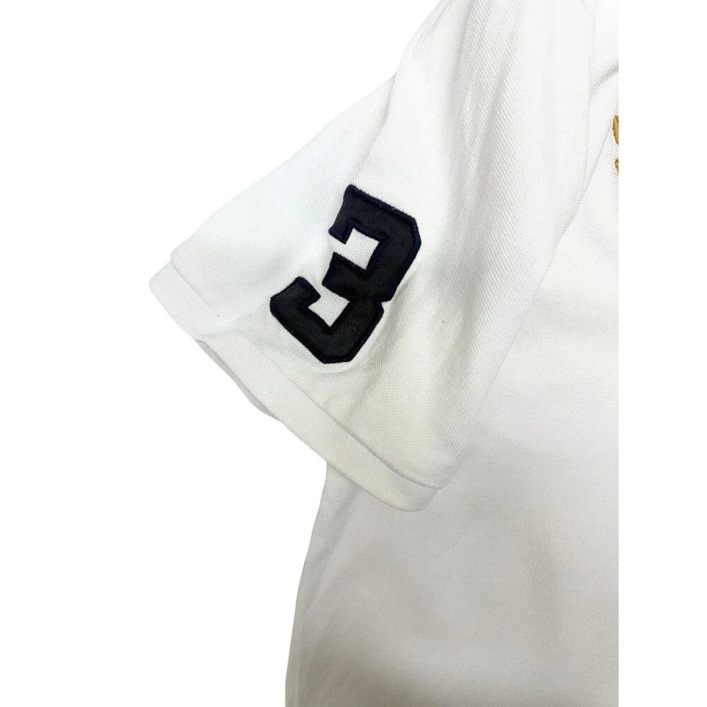 Polo Ralph Lauren Big Pony USA Crest Polo Shirt Men’s XL White Classic Fit